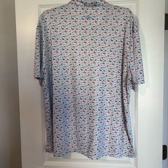 BURLEBO Multicolor Patterned Polo Shirt - Picture 3 of 3